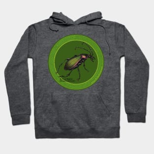 Ground Beetle round Hoodie